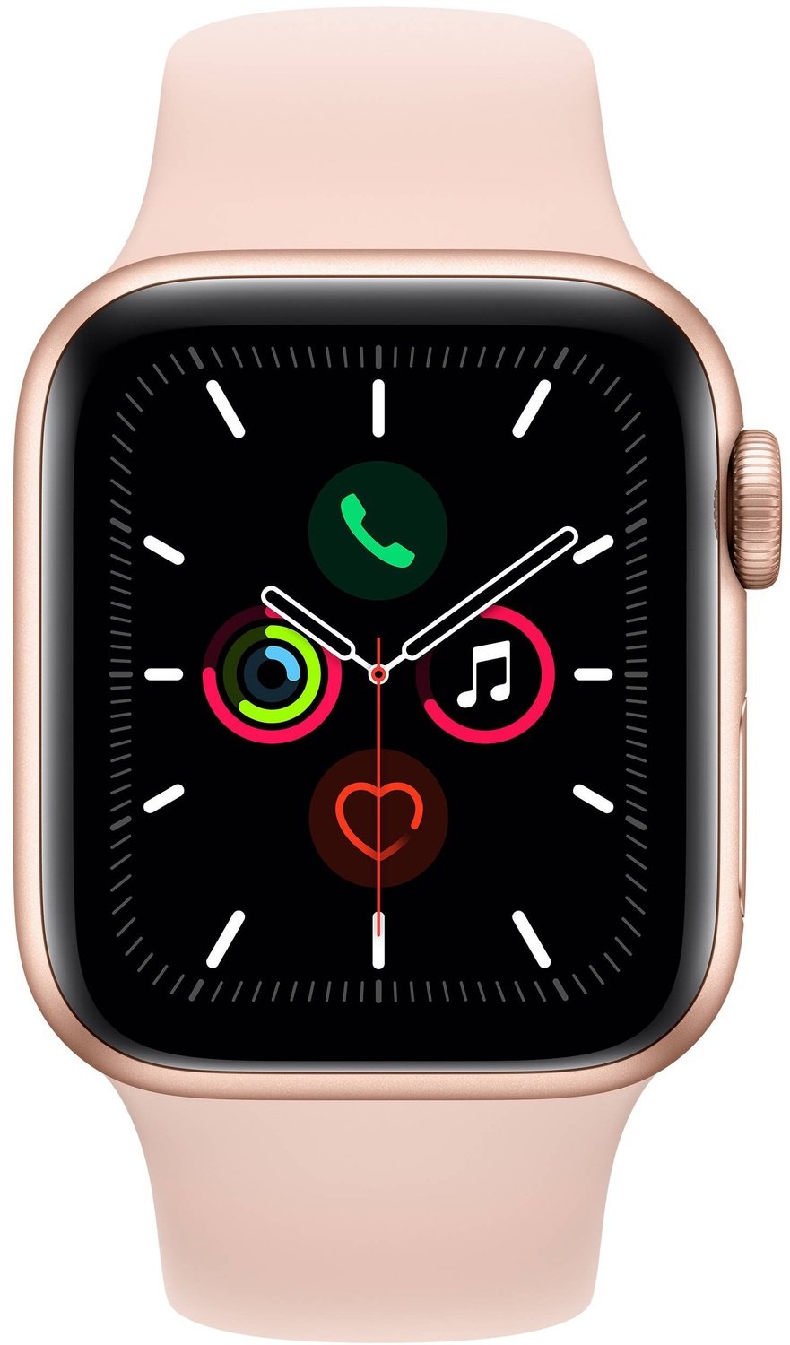 Apple Watch Series 5 GPS 40mm Gold Alum. w. Pink Sand Sport b. Gold Alum. (MWV72) б/у